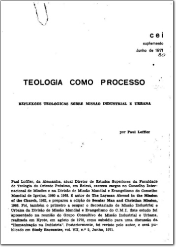 CEI Suplementos (n. 30, jun. 1971.)