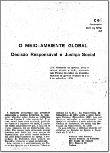 CEI (n. 38, abr. 1972.)