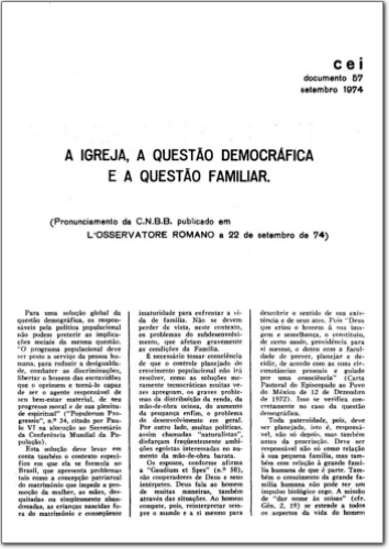 CEI (n. 57, set. 1974.)