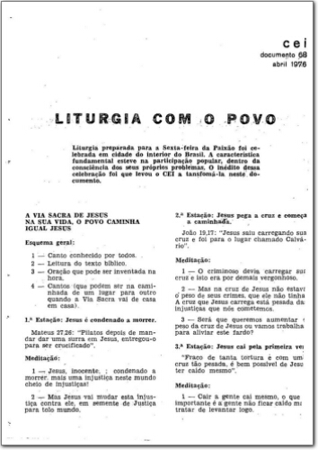 CEI (n. 68, abr. 1976.)