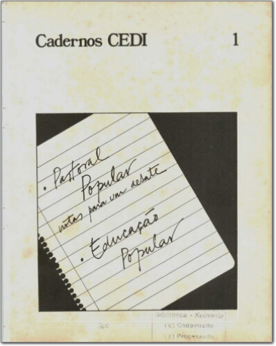 Cadernos do CEDI (n. 01.)