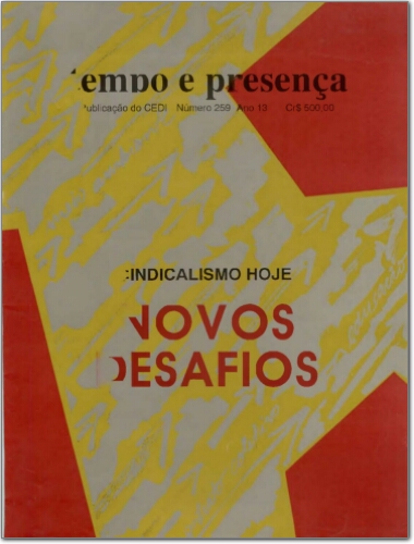 Tempo e Presença (n. 259, set./out. 1991.)