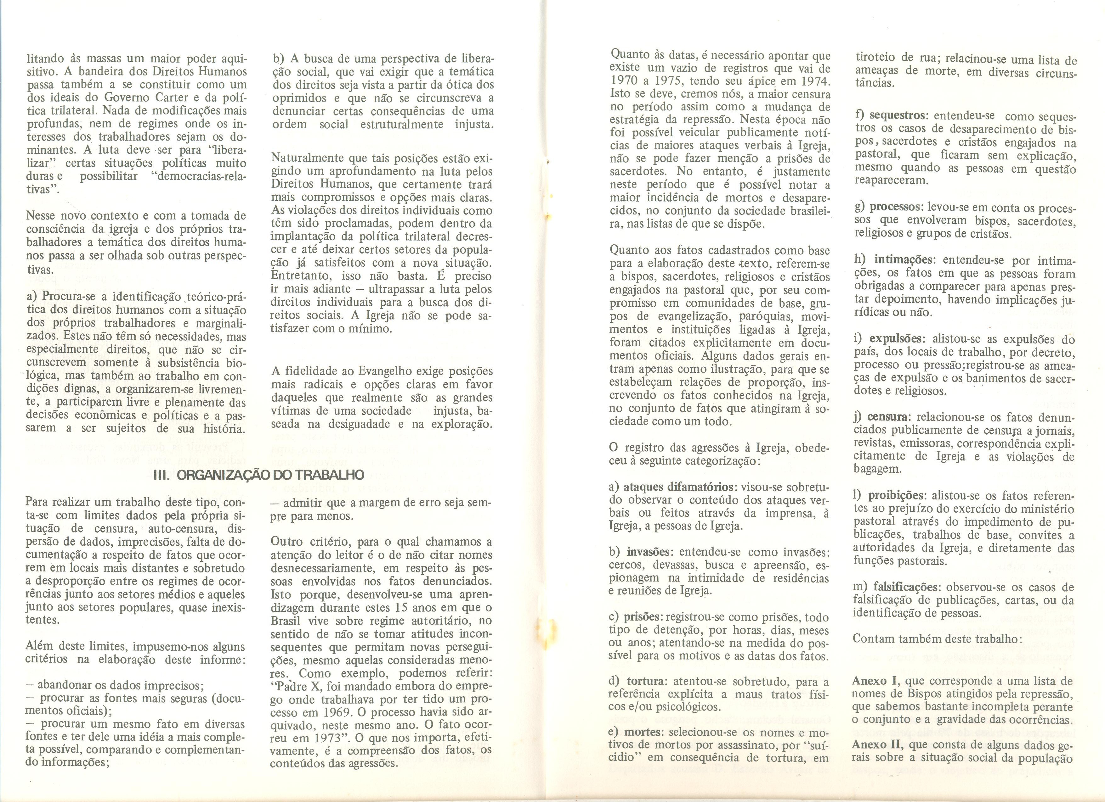 Repressão na Igreja no Brasil: reflexo de uma situação de opressão (1968/1978) (dez. 1978. (arquivo 3))