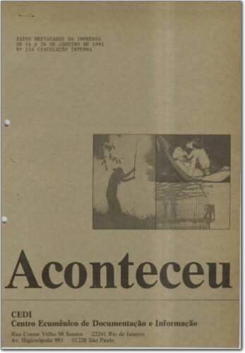 Aconteceu Fatos Destacados na Imprensa (n. 134, jan. 1981.)