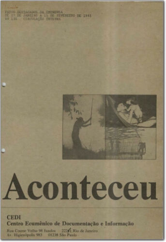 Aconteceu Fatos Destacados na Imprensa (n. 135, jan-fev. 1981.)