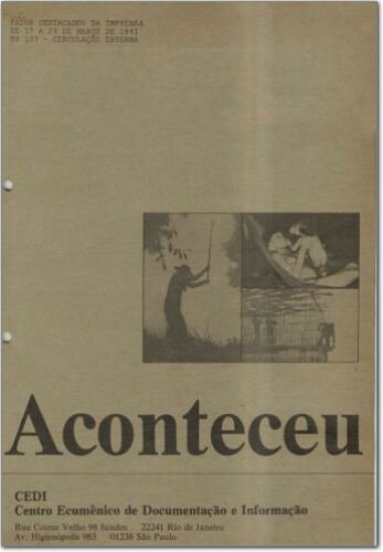 Aconteceu Fatos Destacados na Imprensa (n. 137, mar. 1981.)