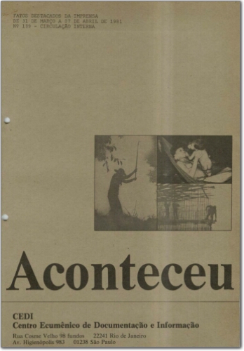 Aconteceu Fatos Destacados na Imprensa (n. 139, mar-abr. 1981.)