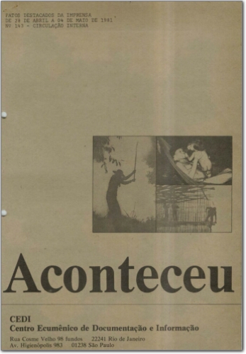 Aconteceu Fatos Destacados na Imprensa (n. 143, abr-maio. 1981.)