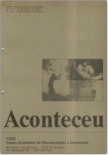 Aconteceu Fatos Destacados na Imprensa (n. 144, maio. 1981.)