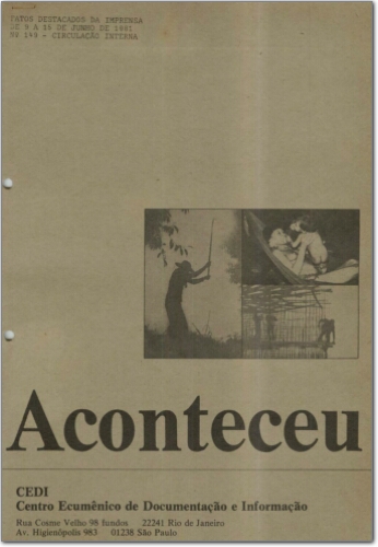 Aconteceu Fatos Destacados na Imprensa (n. 149, jun. 1981.)