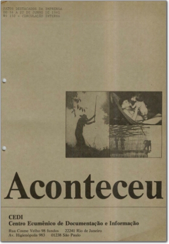 Aconteceu Fatos Destacados na Imprensa (n. 150, jun. 1981.)