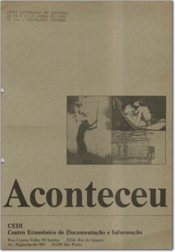 Aconteceu Fatos Destacados na Imprensa (n. 151, jun. 1981.)