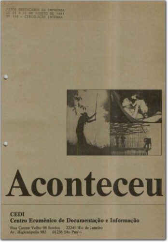 Aconteceu Fatos Destacados na Imprensa (n. 159, ago. 1981.)