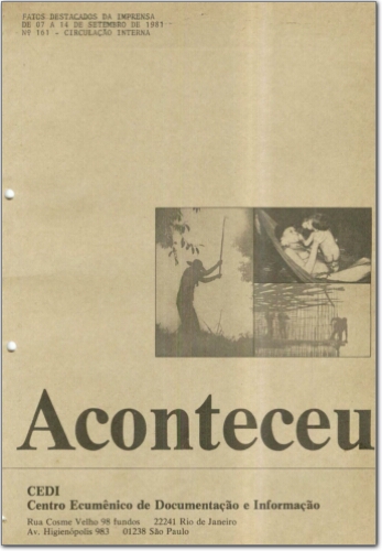 Aconteceu Fatos Destacados na Imprensa (n. 161, set. 1981.)