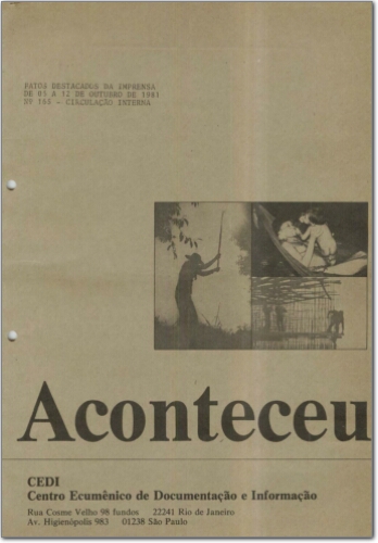 Aconteceu Fatos Destacados na Imprensa (n. 165, out. 1981.)