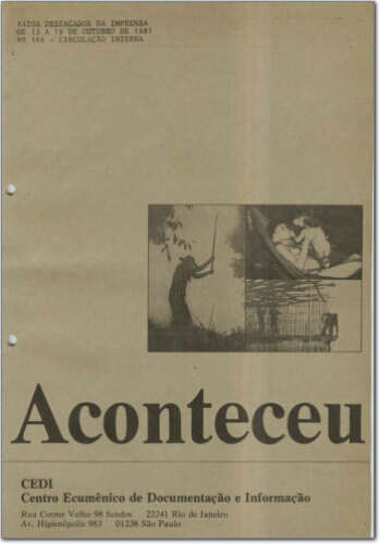 Aconteceu Fatos Destacados na Imprensa (n. 166, out. 1981.)