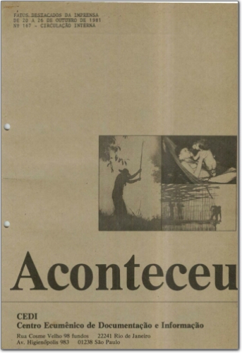 Aconteceu Fatos Destacados na Imprensa (n. 167, out. 1981.)