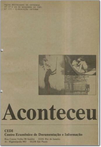 Aconteceu Fatos Destacados na Imprensa (n. 171, nov. 1981.)