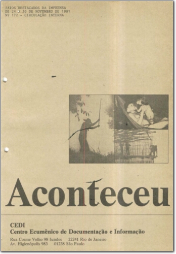 Aconteceu Fatos Destacados na Imprensa (n. 172, nov. 1981.)