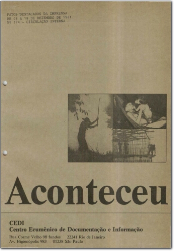 Aconteceu Fatos Destacados na Imprensa (n. 174, dez. 1981.)