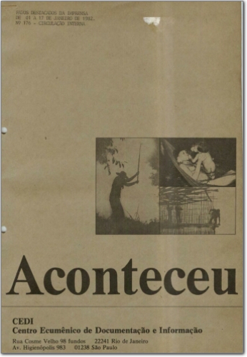 Aconteceu Fatos Destacados na Imprensa (n. 176, jan. 1982.)