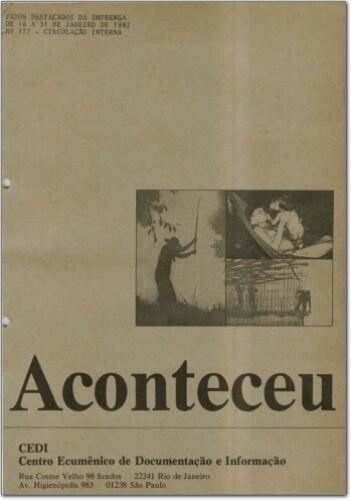 Aconteceu Fatos Destacados na Imprensa (n. 177, jan. 1982.)