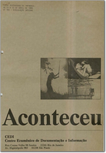 Aconteceu Fatos Destacados na Imprensa (n. 180, abr. 1982.)