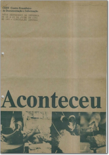 Aconteceu Fatos Destacados na Imprensa (n. 189, jun. 1982.)