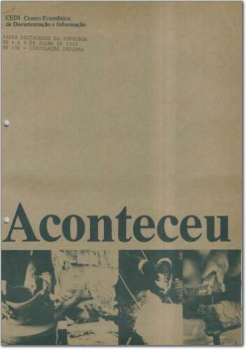 Aconteceu Fatos Destacados na Imprensa (n. 191, jul. 1982.)