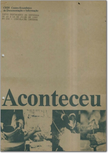 Aconteceu Fatos Destacados na Imprensa (n. 192, jul. 1982.)