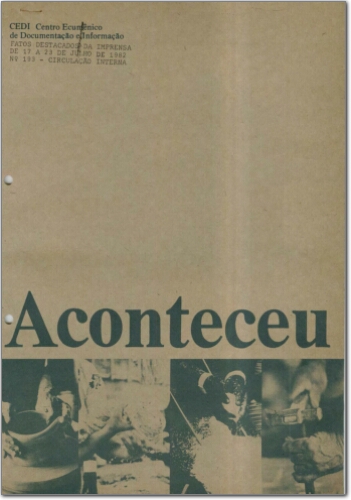 Aconteceu Fatos Destacados na Imprensa (n. 193, jul. 1982.)