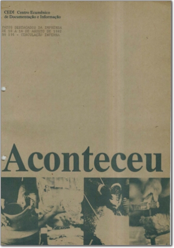 Aconteceu Fatos Destacados na Imprensa (n. 196, ago. 1982.)