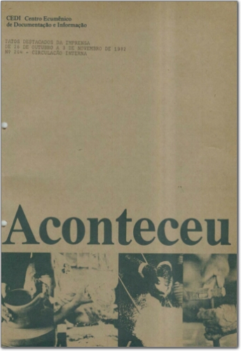 Aconteceu Fatos Destacados na Imprensa (n. 204, out- nov. 1982.)