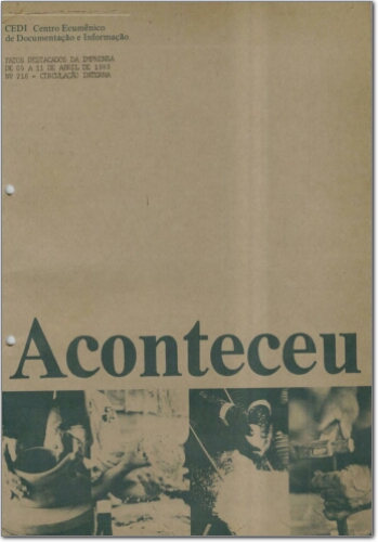 Aconteceu Fatos Destacados na Imprensa (n. 216, abr. 1983.)