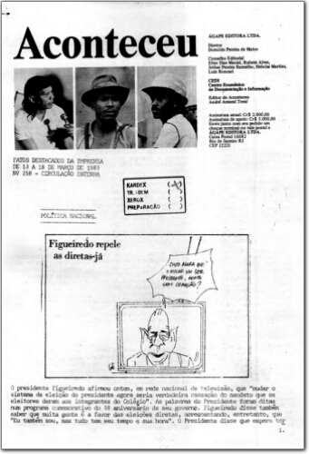 Aconteceu Fatos Destacados na Imprensa (n. 258, mar. 1984.)