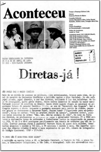 Aconteceu Fatos Destacados na Imprensa (n. 262, abr. 1984.)