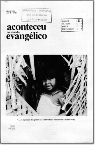 Aconteceu no Mundo Evangélico (n. 21, abr. 1984.)