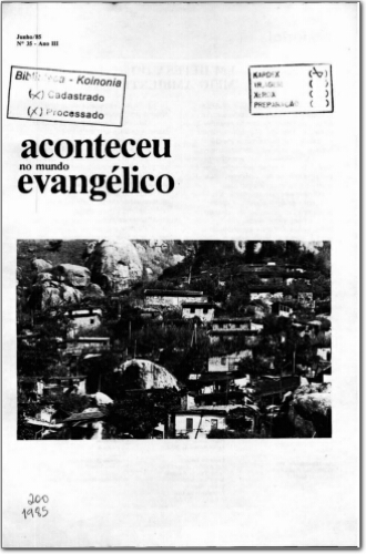 Aconteceu no Mundo Evangélico (n. 35, jun. 1985.)