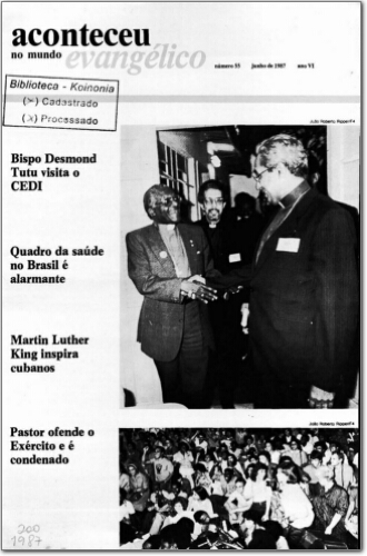 Aconteceu no Mundo Evangélico (n. 55, jun. 1987.)