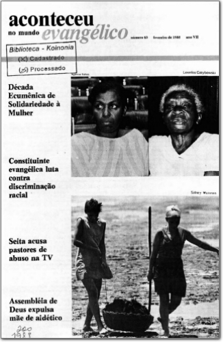 Aconteceu no Mundo Evangélico (n. 63, fev. 1988.)