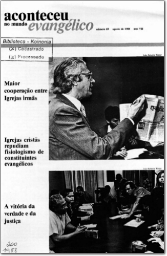 Aconteceu no Mundo Evangélico (n. 69, ago. 1988.)