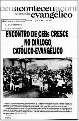 Aconteceu no Mundo Evangélico (n. 78, ago. 1989.)
