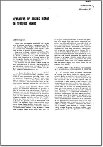 CEI Suplementos (n.4, nov. 1967.)