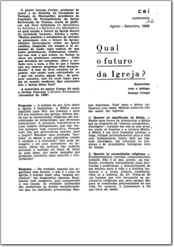 CEI Suplementos (n.12, ago./set. 1969.)