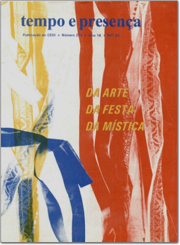 Tempo e Presença (n. 275, maio/jun. 1994.)