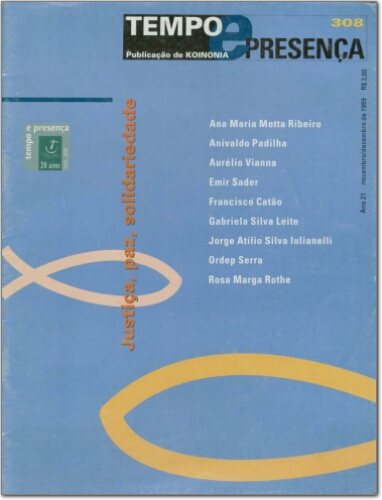 Tempo e Presença (n. 308, nov./dez. 1999.)