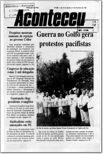 Aconteceu (n. 558, jan/ fev. 1991.)