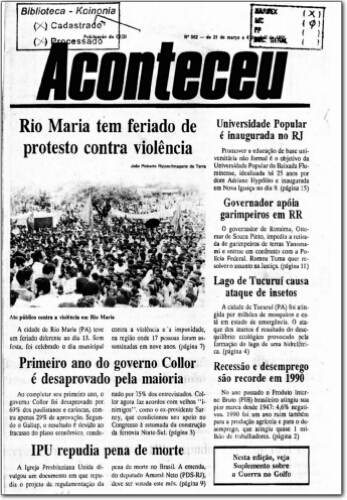 Aconteceu (n. 562, mar/ abr. 1991.)