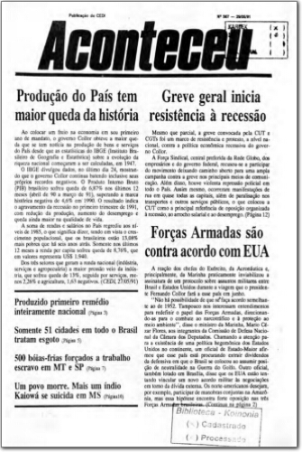 Aconteceu (n. 566, maio/ jun. 1991.)